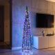 6. CHOINKA STOŻEK DEKORACYJNY 500LED BLACK 120CM LUCA