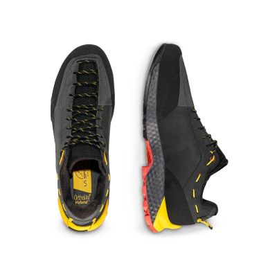 5. La Sportiva TX Guide Leather 27S900100 Carbon/Yellow