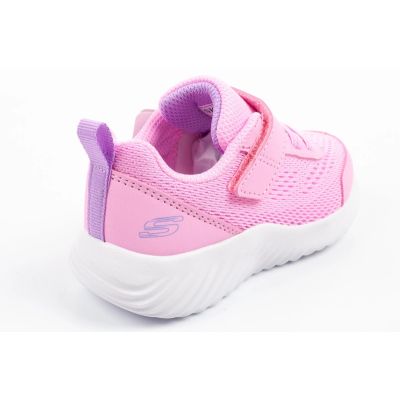 3. Skechers buty dziecięce sportowe Bounder różowe niemowlęce na rzep