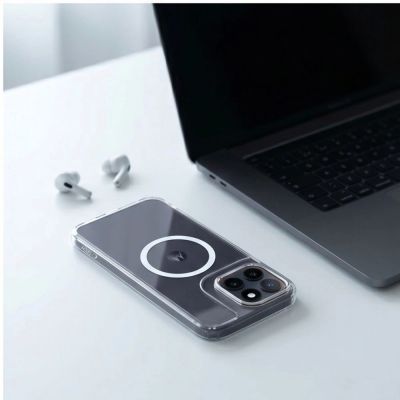 6. Etui Tech-Protect FlexAir Hybrid MagSafe na Motorola Edge 70 Fusion / Fusion + 5G - przezroczyste