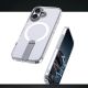 6. Etui Hybrid Armor X na iPhone 17 z podstawką kompatybilne z MagSafe - przezroczyste