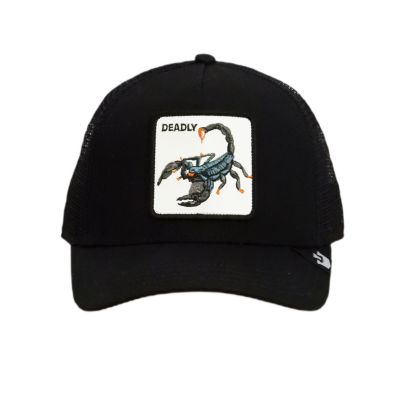 2. Czapka z daszkiem Goorin Bros. The Deadliest Scorpion Trucker - 101-1687-BLK