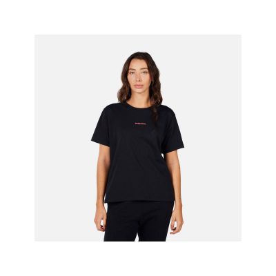 Koszulka damska ROSSIGNOL W Waterfall Relax Tee czarna