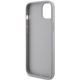 7. Etui Guess Strass Metal Logo do iPhone 15 Plus - srebrne