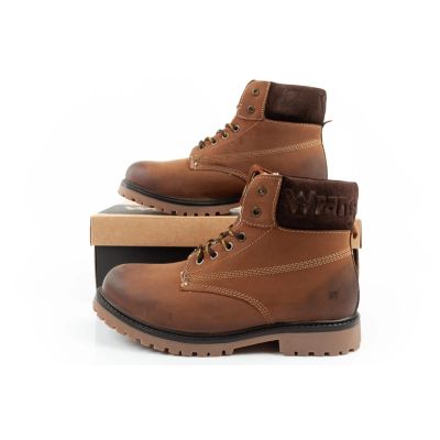 10. Wrangler Arch Fur buty męskie sztyblety trzewiki eleganckie ocieplane skóra naturalna
