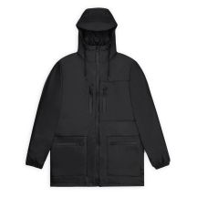 Rains kurtka przeciwdeszczowa CARGO LONG JACKET W3 12060 01 BLACK