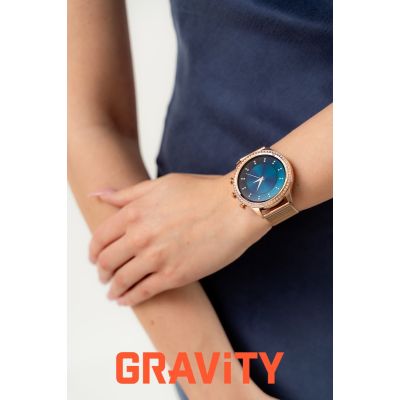2. Smartwatch Gravity Różowe Złoto Pasek i Bransoleta GT5-6
