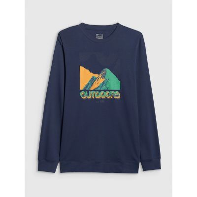 8. Longlseeve z nadrukiem męski 4F 4FRAW25TLONM618-31S