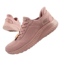 Skechers Bobs Squad-Chaos buty sportowe damskie wygodne SLIP-INS różowe