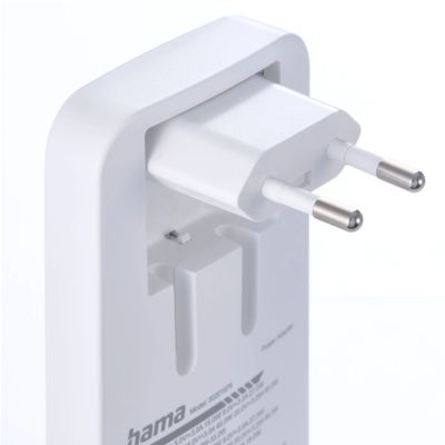 7. Ładowarka Hama GaN 65W 2x USB-C 1x USB-A składana - biała