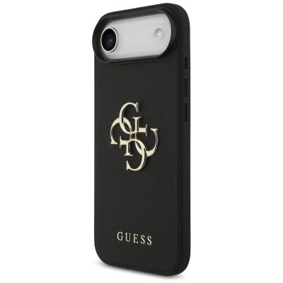 2. Etui Guess Grained Big 4G & Classic Logo na iPhone Air - czarne