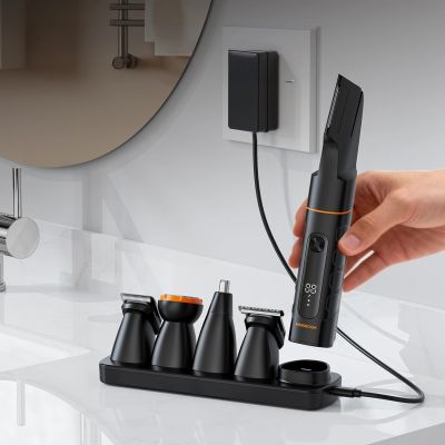 9. Trymer MAXGROOM LK-892 wielofunkcyjny z wymiennymi końcówkami - czarny