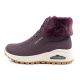 11. Skechers Uno Rugged buty sportowe damskie botki ocieplane zimowe fioletowe