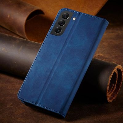 12. Magnet Fancy Case etui Samsung Galaxy S23+ pokrowiec z klapką portfel podstawka niebieskie