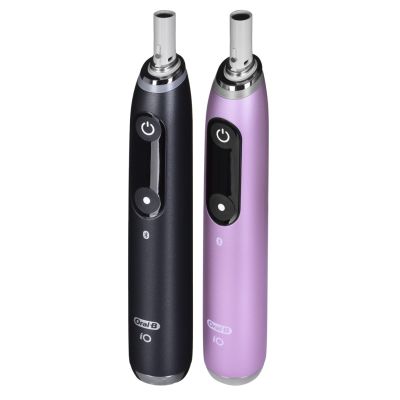 13. Braun Oral-B szczoteczka elektryczna iO 9N zestaw DUO BLACK ONYX & ROSE QUARTZ
