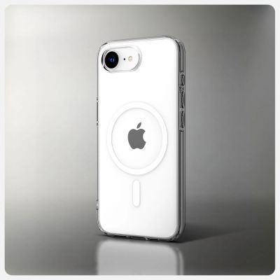 10. Etui Spigen Liquid Crystal Mag MagSafe na iPhone 16e / 17e - przezroczyste