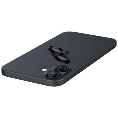 5. Szkło na aparat Spigen Optik GLAS.TR Camera Protector 2-PACK na iPhone 16 / 16 PLUS - czarne