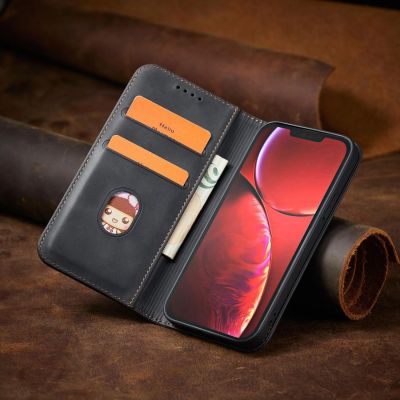 10. Magnet Fancy Case etui iPhone 14 Pro pokrowiec z klapką portfel podstawka czarne