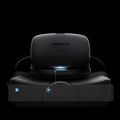 4. Pasek na głowę BoboVR P4U z baterią do PICO 4 Ultra i Ultra Enterprise - biało-czarny