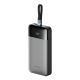 Powerbank Cuktech LPB252N 120 W 25000 mAh z wbudowanym kablem USB-C - szary