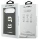 8. Etui Karl Lagerfeld FW Grained Karl & Choupette Heads Pins & Logo na iPhone Air - czarne
