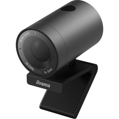 5. Kamera IIYAMA UC-CAM10PRO-1 4K UHD 120degree FOV 8MP STARVIS sensor 5x Zoom 2D/3D Noise cancelling Auto Framing