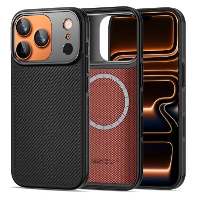 4. Etui Tech-Protect Kevlar Aramid MagSafe na iPhone 17 Pro - czarne
