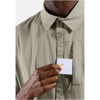 Koszula z krótkim rękawem męska ODLO Shirt s/s ESSENTIAL szara