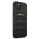 4. Etui AMG Leather Debossed Lines na iPhone 13 mini - czarne