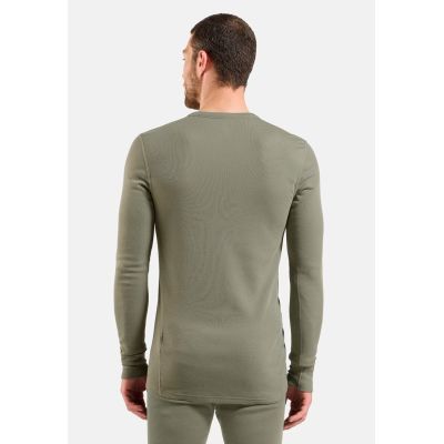 2. Bielizna termoaktywna z długim rękawem Odlo BL TOP crew neck l/s ACTIVE WARM roz. M Szara