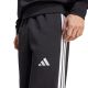 5. Spodnie męskie adidas Essentials Three Stripes Fleece Wide Leg czarne JM1770