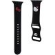3. Pasek Hello Kitty Silicone Kitty Head na Apple Watch 42/44/45/49mm - czarny