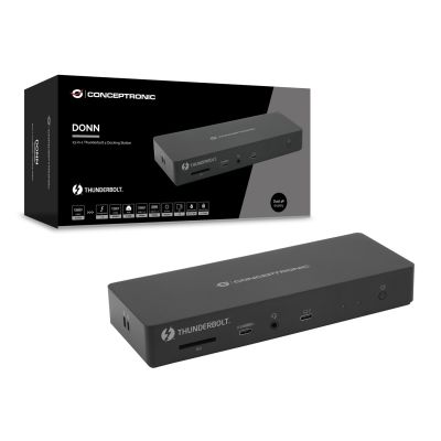 7. Stacja dokująca CONCEPTRONIC 13-1 USB-C->HDMI/2xUSB-A/2xUSB-C/+ 96W bk