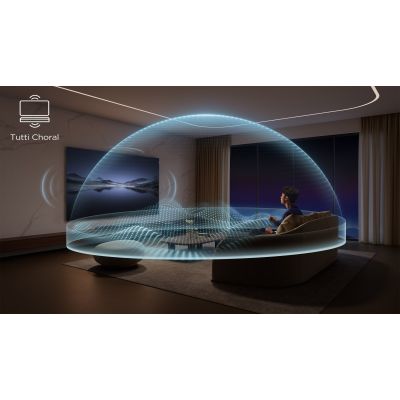 16. Soundbar TCL Q75HE 5.1.2 kan. 620W Bluetooth 5.3 Dolby Vision Tytanowy