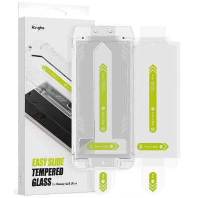 10. Szkło hartowane Ringke Easy Slide 2-pack na Samsung Galaxy S24 Ultra
