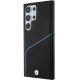 2. Etui BMW Signature Leather Textured & Line MagSafe na Samsung Galaxy S24 Ultra - czarne