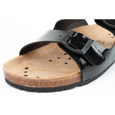 17. Klapki robocze Abeba Sandals Black W 8088