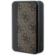 5. Powerbank Guess 4G Leather Metal Logo 18W 10000mAh - brązowy