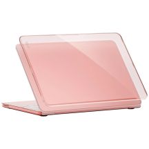 Etui UNIQ Vero na MacBook Neo - półprzezroczysto-różowe