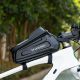 3. Sakwa rowerowa Wozinsky na ramę pancerna z kieszonką na telefon 1.7 l - czarna