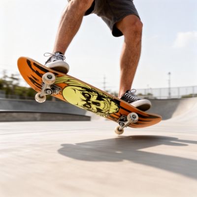 9. DESKOROLKA DREWNIANA SKULL BEST SPORTING