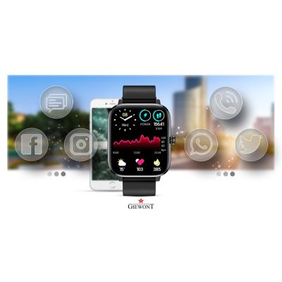 4. Smartwatch Giewont Czarny GW230-2