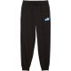 2. Spodnie dla dzieci Puma ESS Logo Lab Relaxed czarne 694675 01