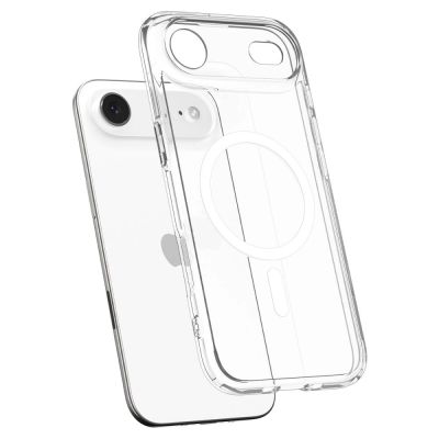 5. Etui Spigen Ultra Hybrid MagSafe na iPhone 17 Air - przezroczysto-białe