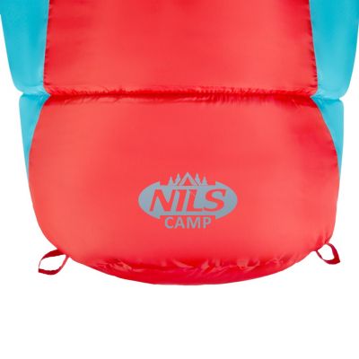 9. Śpiwór NILS CAMP NC2012 Czerwono-niebieski