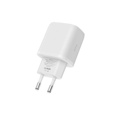 5. Ładowarka Tech-Protect C20W sieciowa USB-C PD 20W / USB-A QC 3.0 z kablem USB-C / Lightning - biała