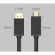 21. Ugreen jednokierunkowy kabel z DisplayPort na HDMI 4K 30 Hz 32 AWG 1,5 m czarny (DP101 10239)