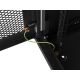 4. SZAFA INSTALACYJNA RACK WISZĄCA 19" 9U 600X450 CZARNA DRZWI PERFOROWANE LANBERG (FLAT PACK)