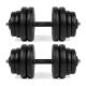 17. VIRTUFIT REGULOWANA HANTLA - WINYL - 15 KG