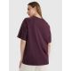 2. T-shirt oversize z nadrukiem damski  4F 4FRSS25TTSHF2791-50S